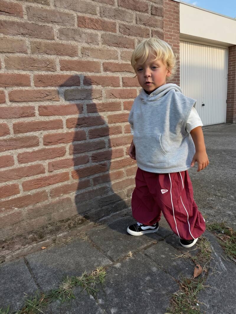 Parachute pants wine red