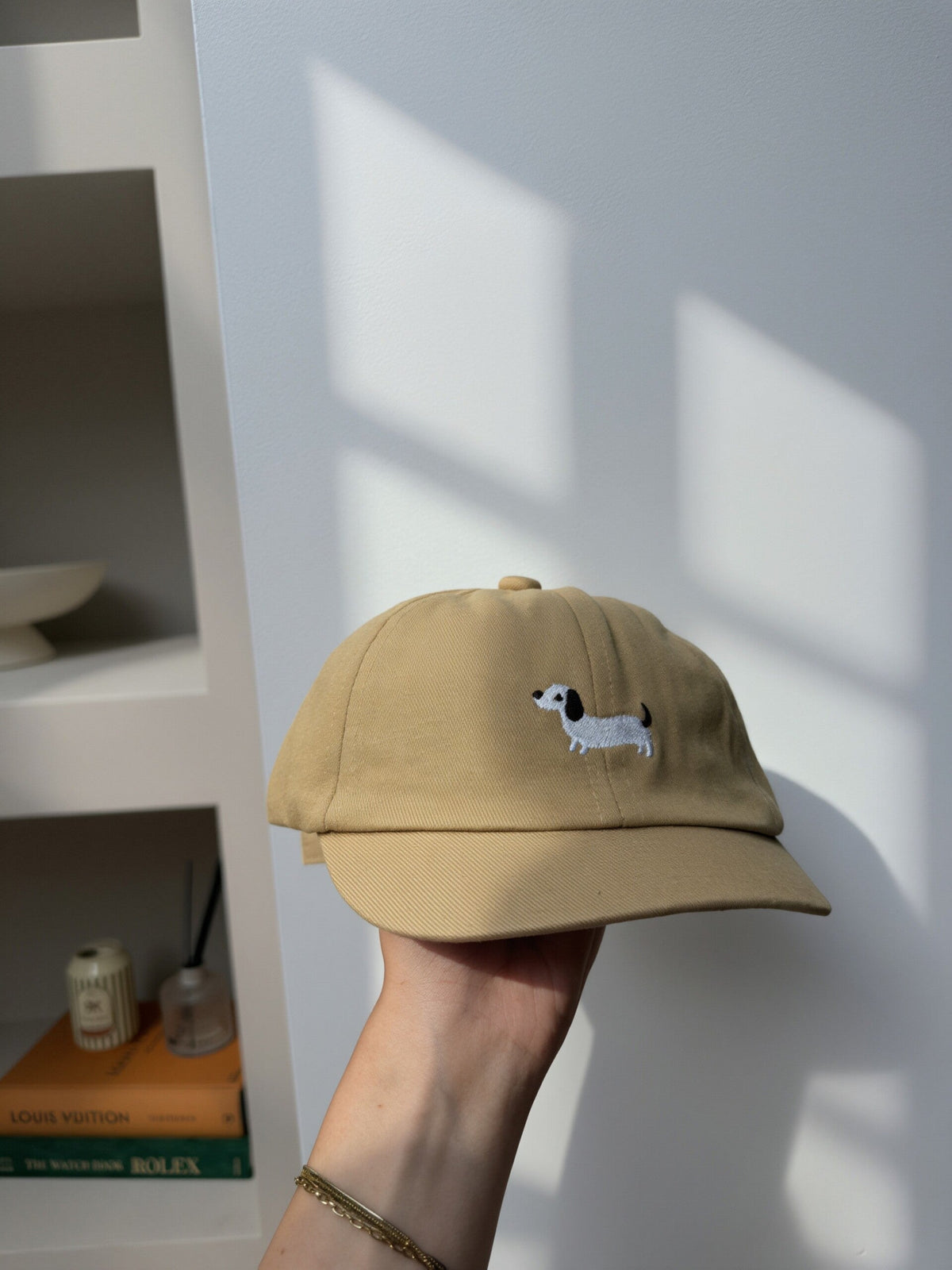 Teckel beige cap beige