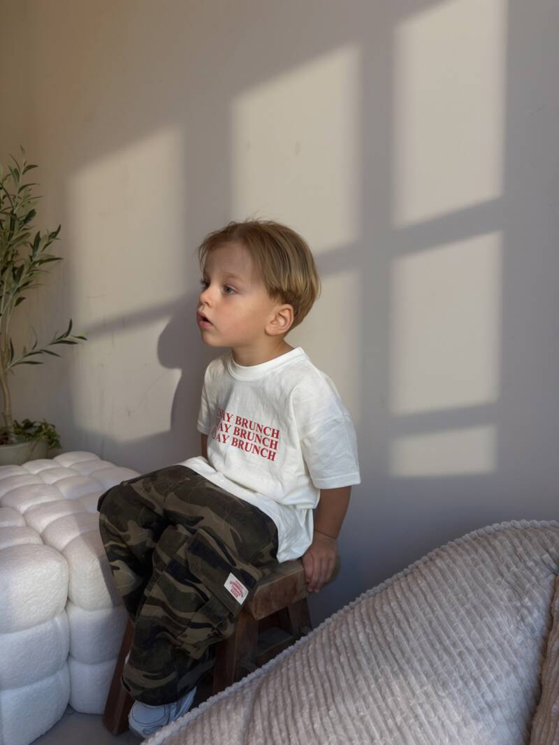Brunch time tee white